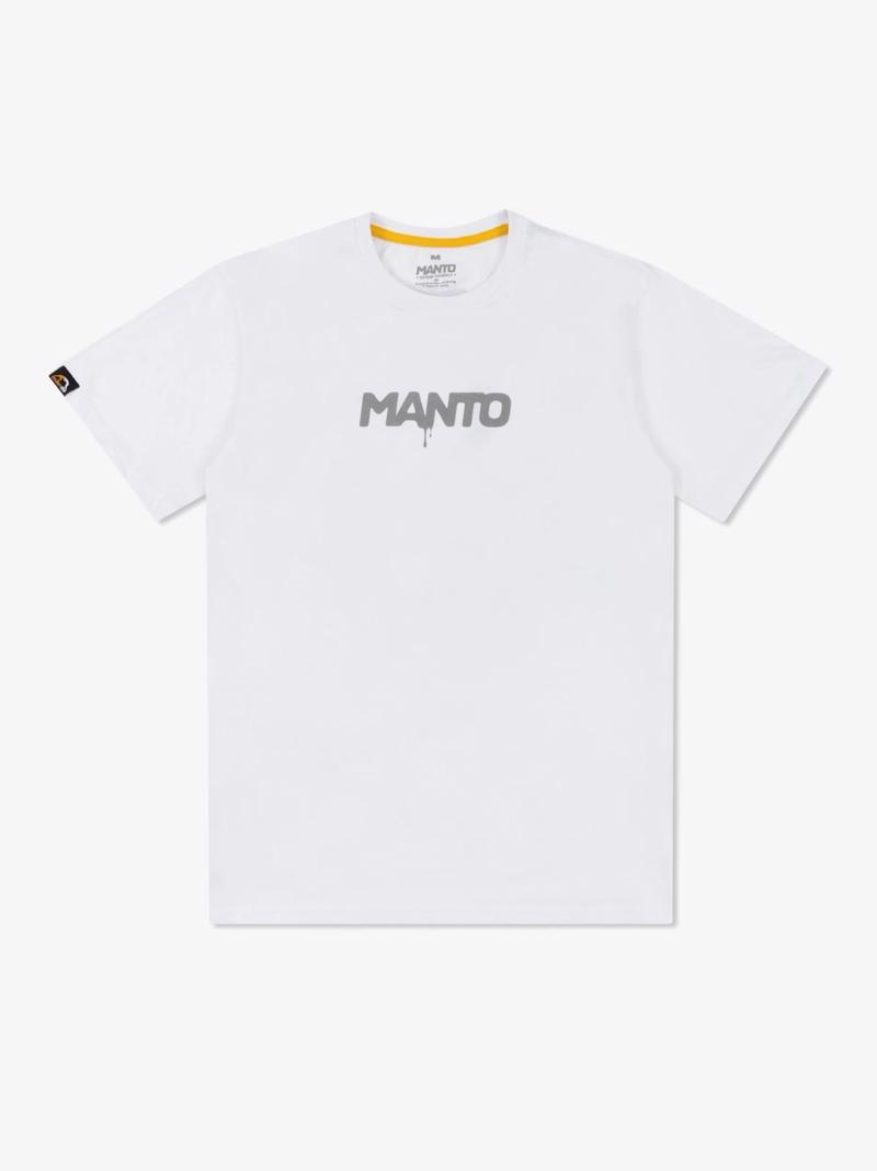 MANTO drip tshirt- white